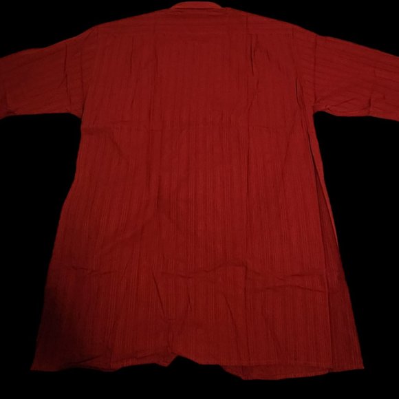 Georg Roth Germany Classic Red Long-Sleeve Button-Up Shirt (Size L) - Picture 2 of 2